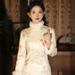 national style tea  cheongsam, autumn clothes