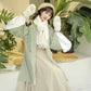 This green modern hanfu blends tradition and style with hanfu sleeves, a chic hanfu jacket, and elegant hanfu patterns. Perfect as a princess hanfu dress, fairy hanfu dress, or casual hanfu, it’s ideal for hanfu cosplay or everyday wear. Inspired by Ming Dynasty hanfu, this modern hanfu dress suits hanfu women for any occasion. Looking for winter hanfu or wondering where to buy hanfu? Visit our hanfu shop for the best green hanfu and modernised hanfu designs.