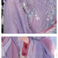 Flowers fly into dreams, Warring States robe embroidery fairy spring and summer Hanfu