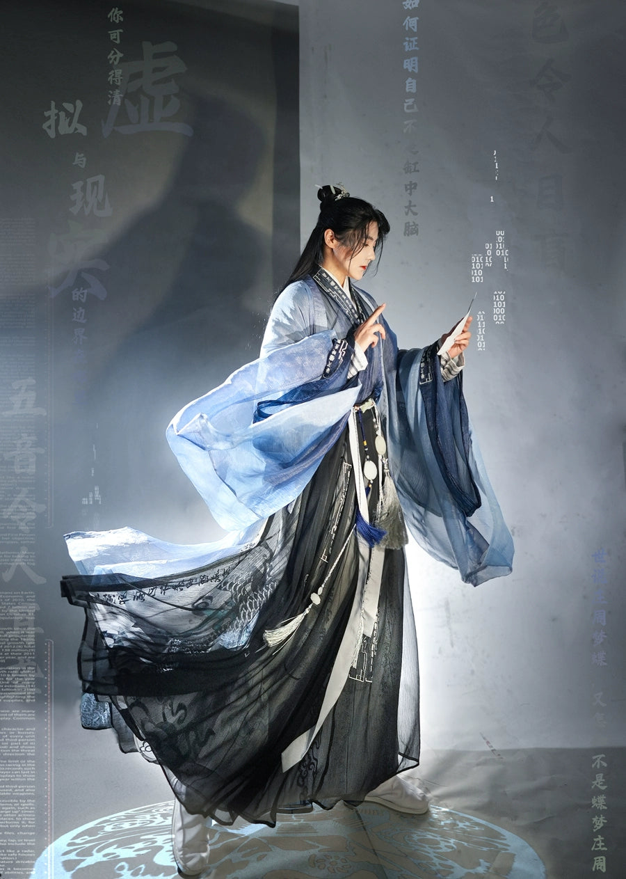 Embark on a journey through the Song Dynasty with our Yuanshi large-sleeved shirts. Infused with metaverse magic and Hanfu technology, explore Jin and Tang Dynasty menswear. Elevate your look with virtual reality-inspired Hanfu cloaks and belts. Dive into Genshin Impact-inspired Hanfu cosplay. From Ruqun to Ming Hanfu styles, our collection blends tradition with innovation for the modern man.