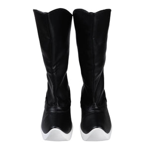 Original antique style soap boots thick soled ming hanfu shoes 5cm height increase leather men women non ancient

