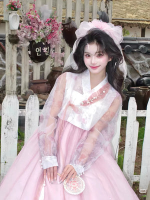 Yanji Hanbok Traditional Korean Court Dress | One Size Performance
