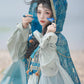 Blue traditional hanfu dress for women, inspired by the Song Dynasty style and crafted from luxurious silk. This hanfu includes a matching coat or jacket, making it perfect for winter and Chinese New Year celebrations. Ideal for occasions like graduations, cosplay events, or even as a fairy-style hanfu, this outfit combines elegance and historical charm. Available at our hanfu shop, where you can explore authentic hanfu for sale. A perfect choice for those wondering where to buy hanfu online, offering both 