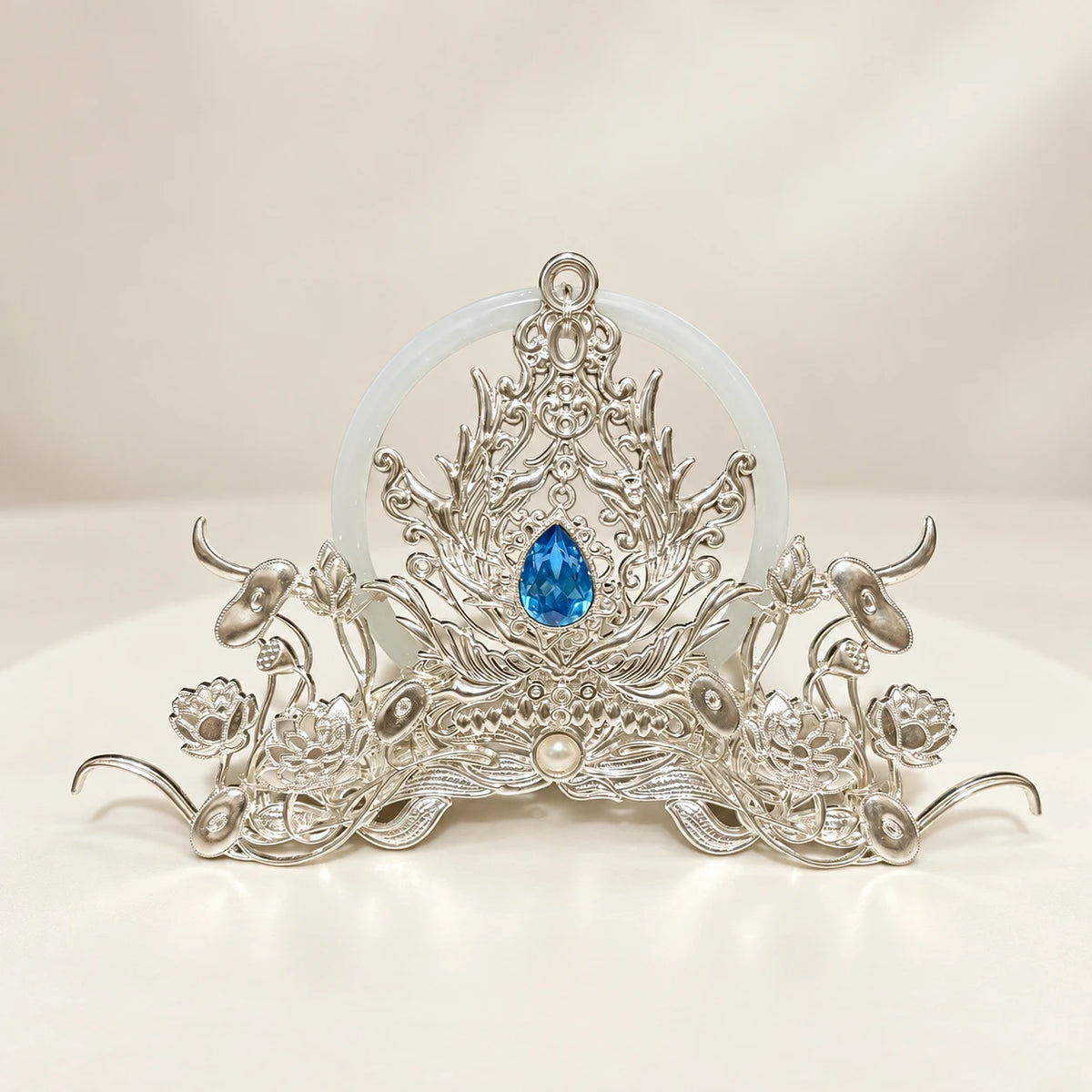 Blue-accent front crown displayed alone