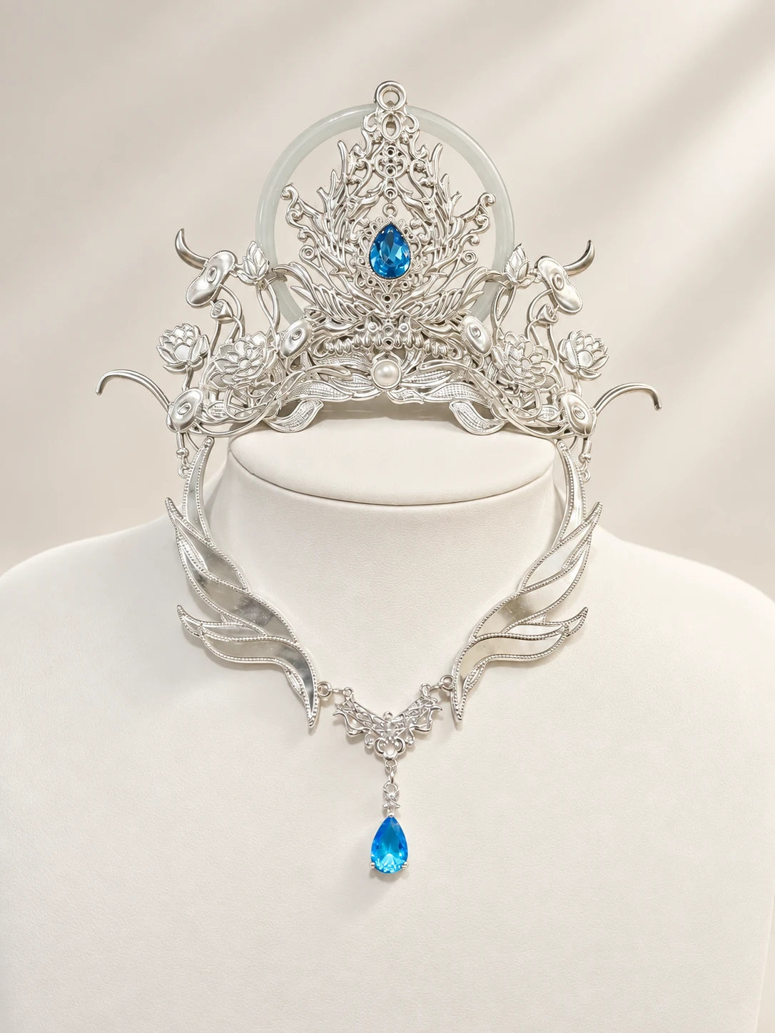 Dragon halo and front crown displayed together