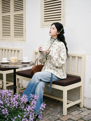 Green Botanical Modern Hanfu — original product photograph 3