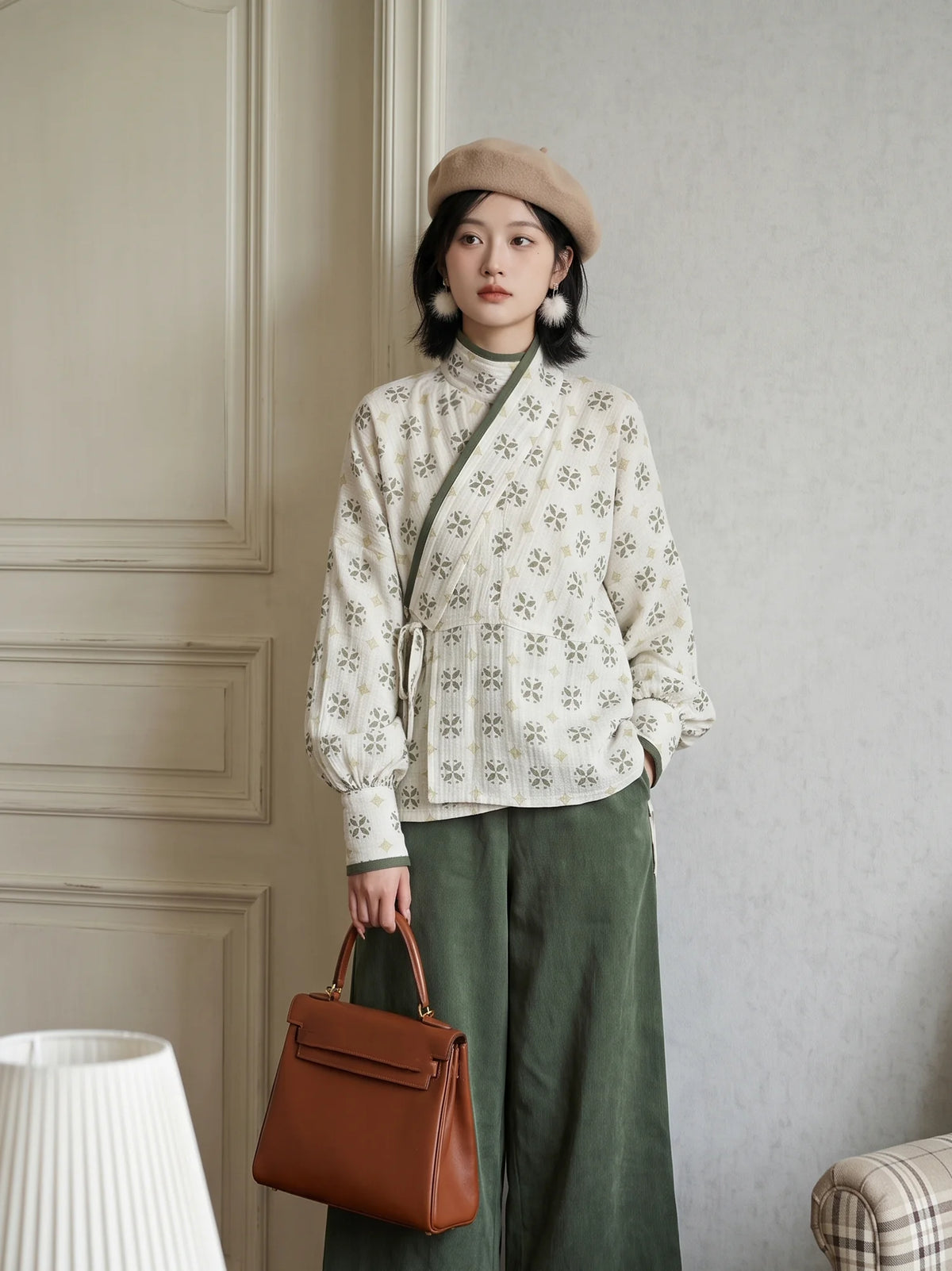 Green Botanical Modern Hanfu — original product photograph 9