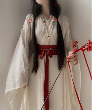 Explore our diverse hanfu collection, featuring everything from winter hanfu, hanfu cloaks, and coats to casual hanfu tops and skirts. Perfect for traditional Chinese ceremonies, modern Chinese New Year celebrations, and special occasions like proms and weddings. Available in stunning red and princess styles, our hanfu dresses for females are a must-see in our online hanfu shop