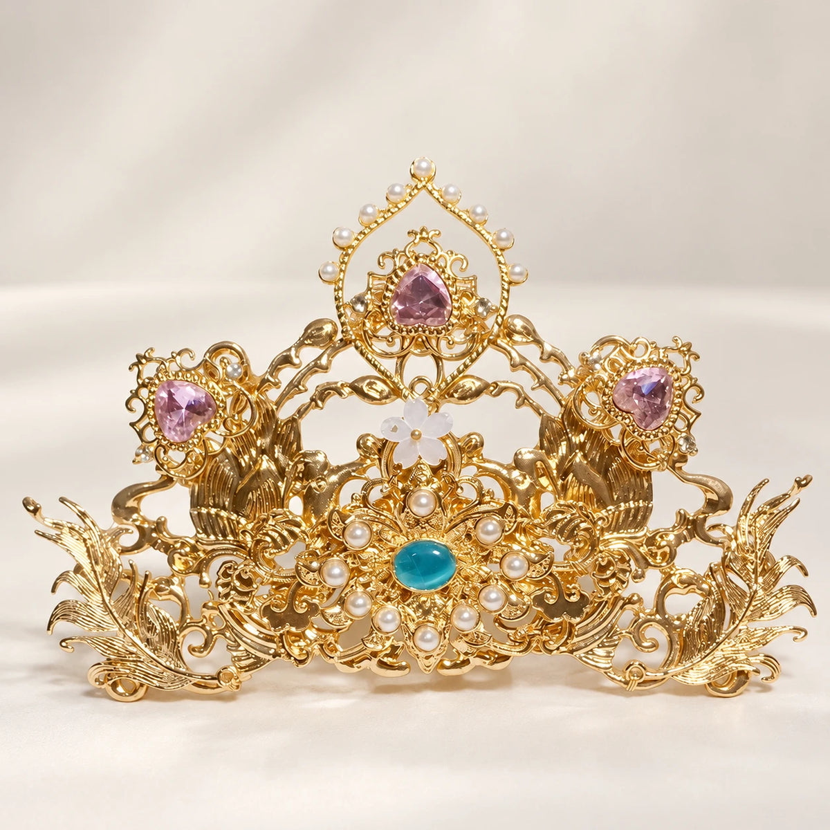 Jiaoren crown in Mermaid Blue