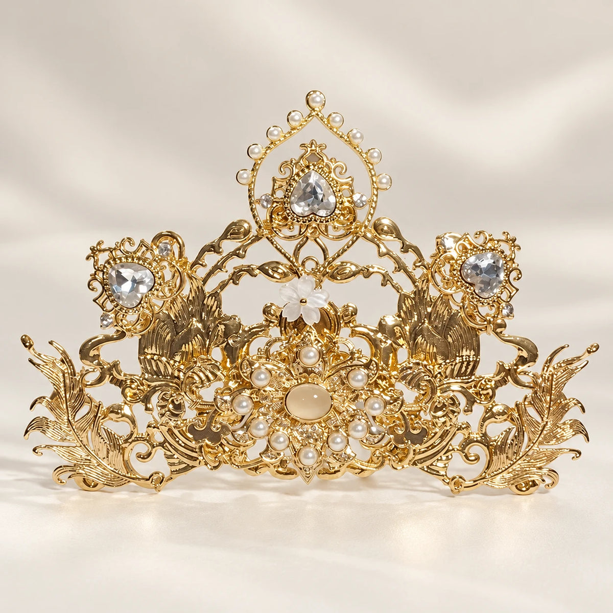Jiaoren crown with Clear accents