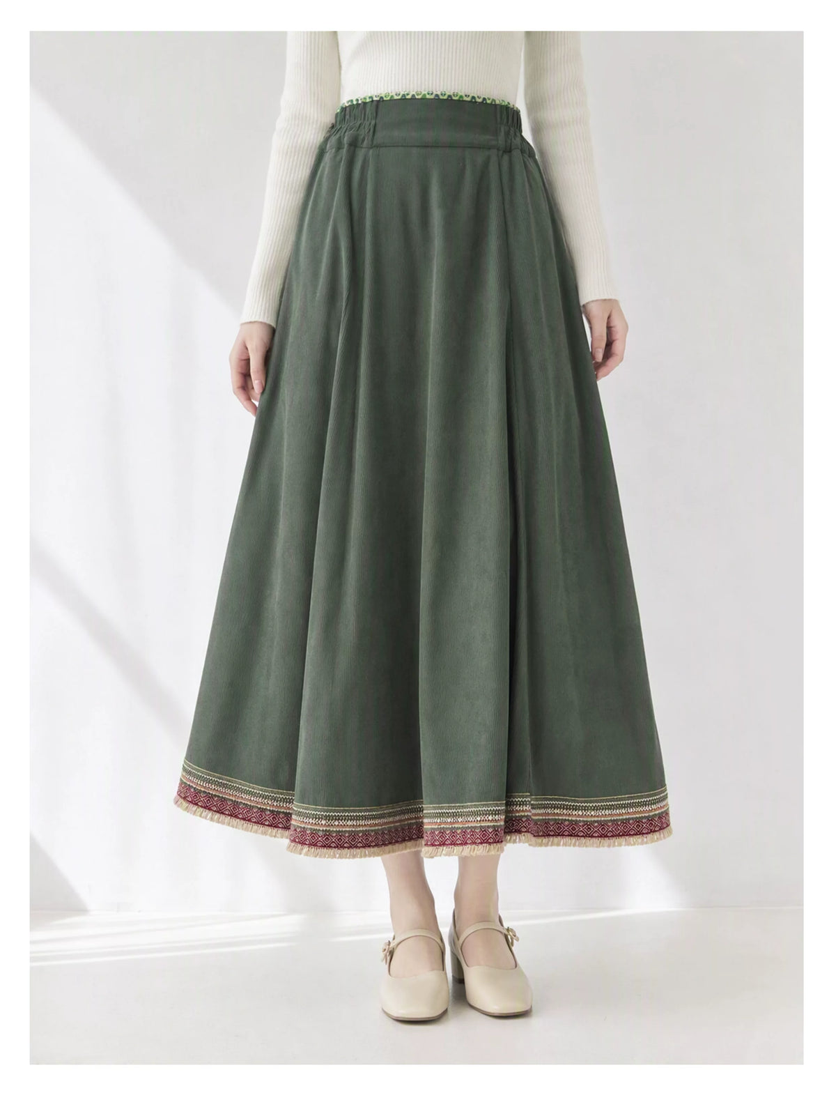 Sage Green Winter Hanfu — original product photograph 7