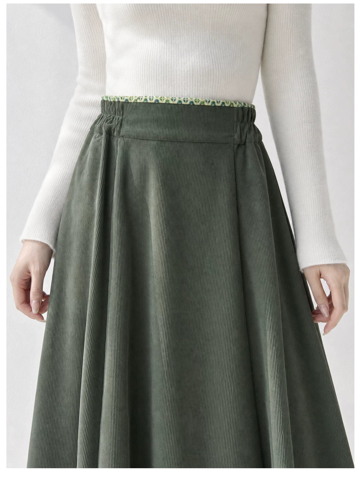 Sage Green Winter Hanfu — original product photograph 8