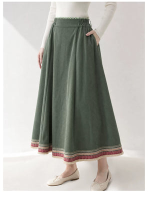 Sage Green Winter Hanfu — original product photograph 9