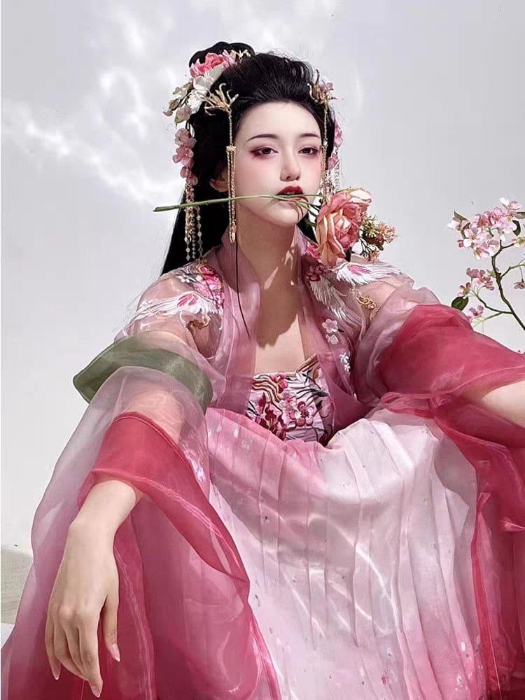 cherry blossom pink hanfu dress Cherry Blossom SheyGo