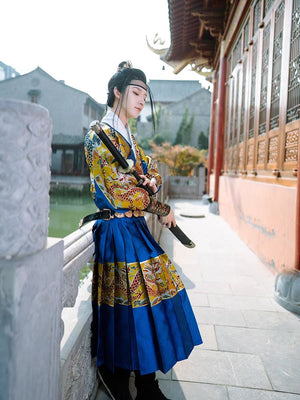 men's Hanfu, from traditional Chinese menswear to modern from Tang Dynasty traditional attire to Ming and Song Dynasty inspired Hanfu. Items such as scholar official Hanfu hats, Chinese court official attire, and royal traditional dress are prominently featured. This display also offers a glimpse into the evolution of Asian clothing, presenting pieces like casual Hanfu and Asian-inspired outfits.Hanfu patterns contributes to the journey through the history of male Chinese and Asian fashion