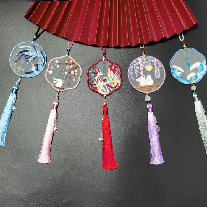 Hand Embroidered Lucky Charm （Finished products） - Yandan_hanfu_china