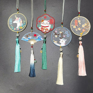 Hand Embroidered Lucky Charm （Finished products） - Yandan_hanfu_china