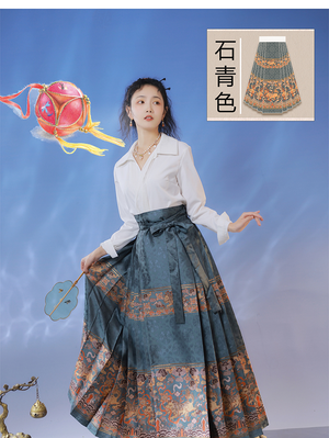 Mamian | Hanfu Dress | Red White - Yandan_hanfu_china