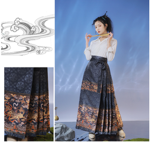 Mamian | Hanfu Dress | Red White - Yandan_hanfu_china
