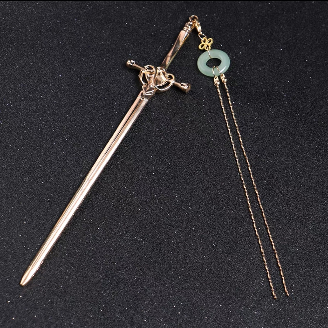 Sword tassel hairpin - Yandan_hanfu_china