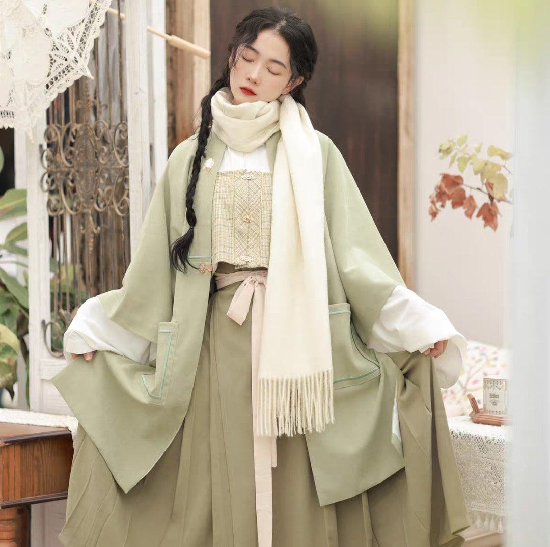 Ming Dynasty | Winter Modern Hanfu | Mamian - Yandan_hanfu_china