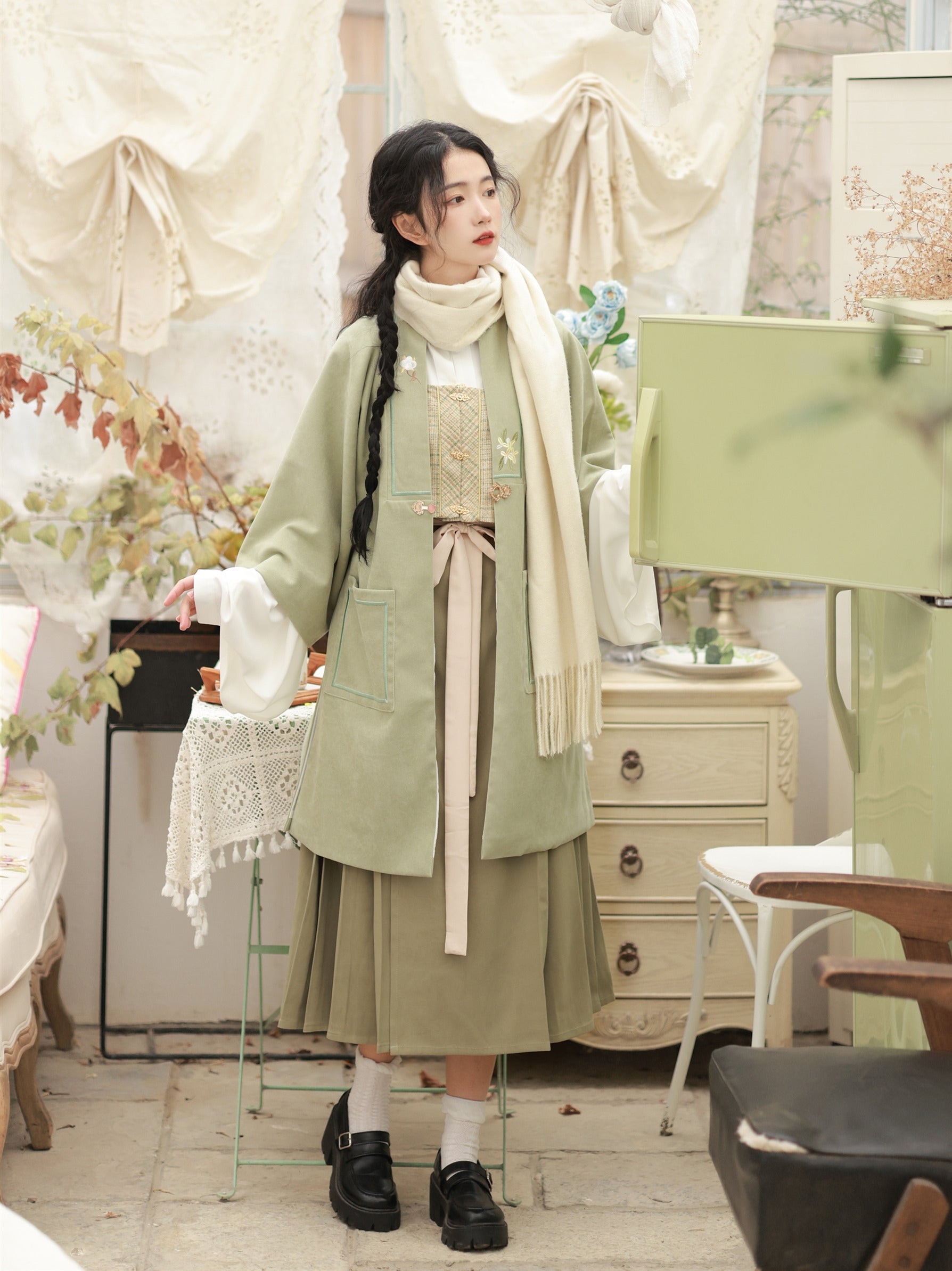 Ming Dynasty | Winter Modern Hanfu | Mamian - Yandan_hanfu_china