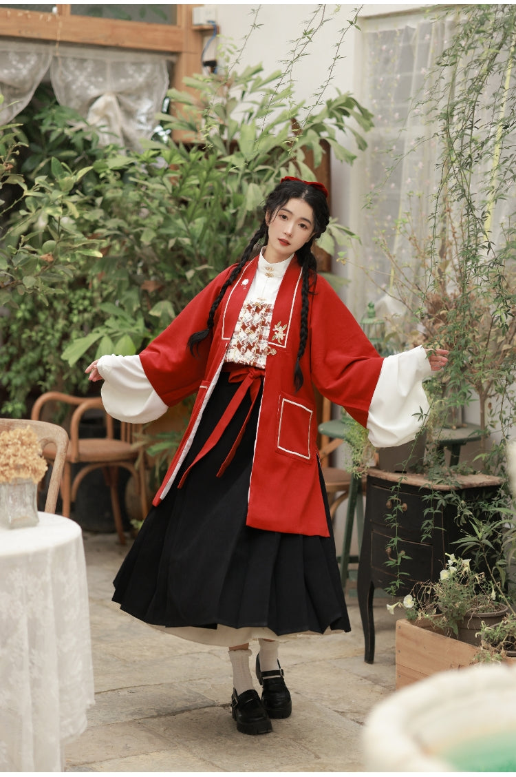 Ming Dynasty | Winter Modern Hanfu | Mamian - Yandan_hanfu_china