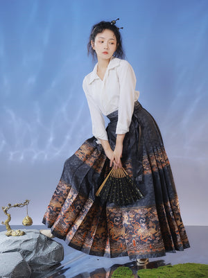 Mamian | Hanfu Dress | Red White - Yandan_hanfu_china