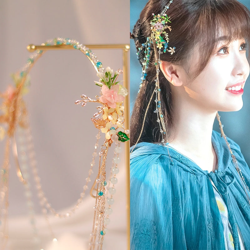 Orchid flower | Xiao Lan Hua | Hairband | hair accessories | Love between fairy and devil - Yandan_hanfu_china