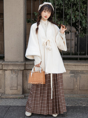 Ming Dynasty | Winter Modern Hanfu Set (暖暖) - Yandan_hanfu_china