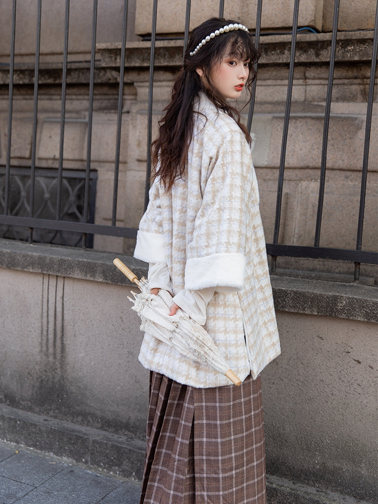 Ming Dynasty | Winter Modern Hanfu Set (暖暖) - Yandan_hanfu_china
