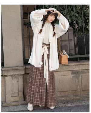 Ming Dynasty | Winter Modern Hanfu Set (暖暖) - Yandan_hanfu_china
