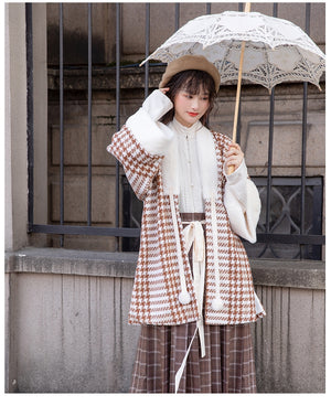 Ming Dynasty | Winter Modern Hanfu Set (暖暖) - Yandan_hanfu_china
