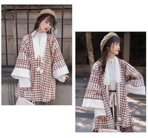 Ming Dynasty | Winter Modern Hanfu Set (暖暖) - Yandan_hanfu_china
