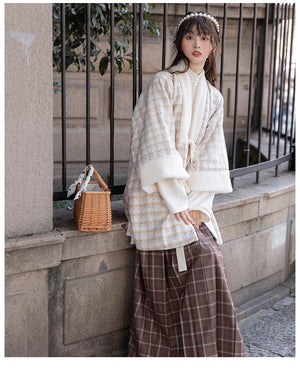 Ming Dynasty | Winter Modern Hanfu Set (暖暖) - Yandan_hanfu_china