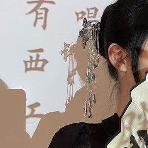 Butterfly Tassel Hairpin 【新中式】 - Yandan_hanfu_china