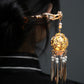Lotus Shinning tassel hairpin - Yandan_hanfu_china