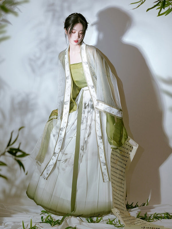 Song Dynasty | Green Hanfu 【Bamboo 竹】 – Yandan_Hanfu