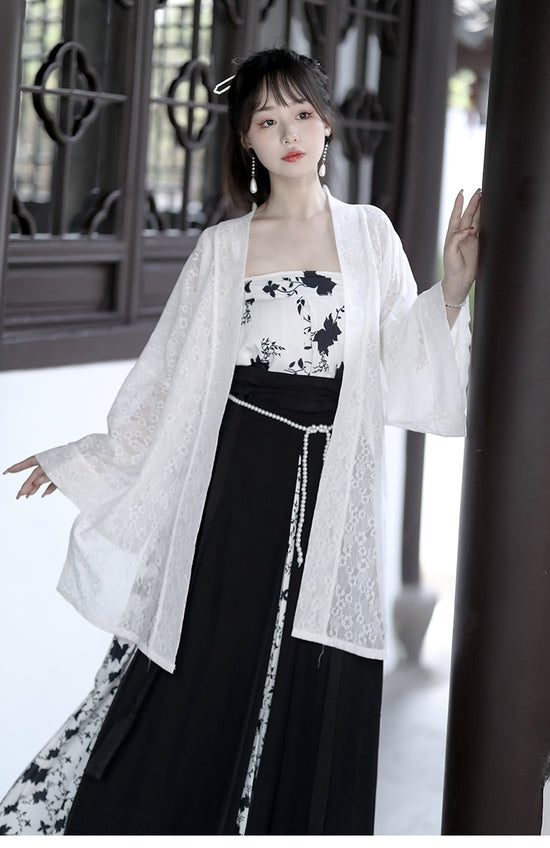 Song Dynasty | Black&White Modern Hanfu Chinese traditional clothing ...