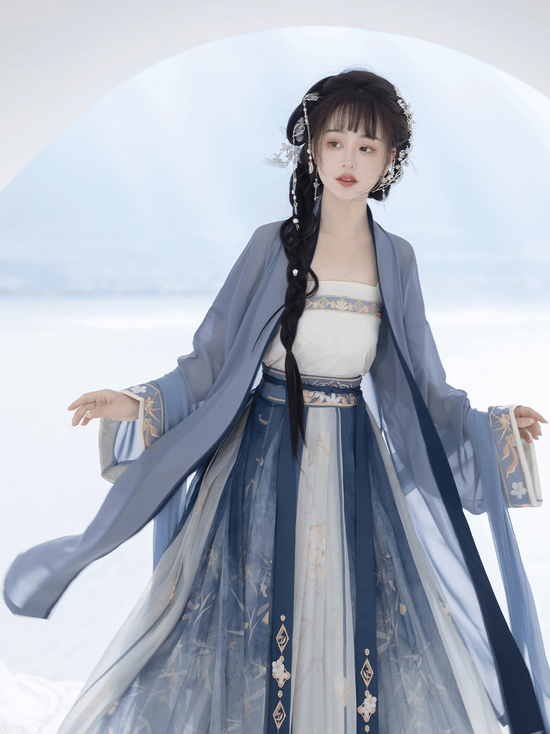 Song Dynasty | Blue Hanfu Dress – Yandan_Hanfu